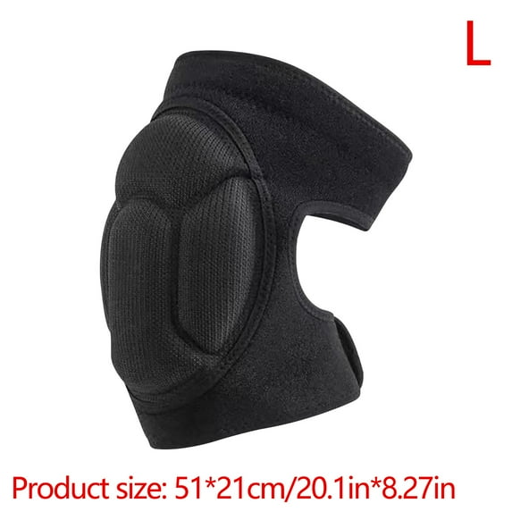 1 Pair Professional Knee Pads(18×8") for Work for Men with Adjustable Thigh & Shin Double Straps - Heavy Duty Shell, Soft Foam and Gel Cushion Gardening Knee Pads or Construction Knee Pads
