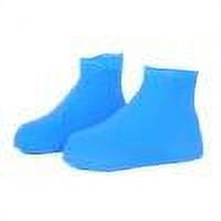 1 Pair Protectors Shoes Cover Waterproof Shoe Covers For Outdoor Sport Supplies (S Blue)