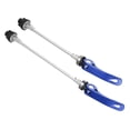 thumbnail image 1 of 1 Pair Quick Release Lever Bicycle Quick Release Skewer Front and Rear Axle Wheel Hub 145mm 180mm Blue, 1 of 7