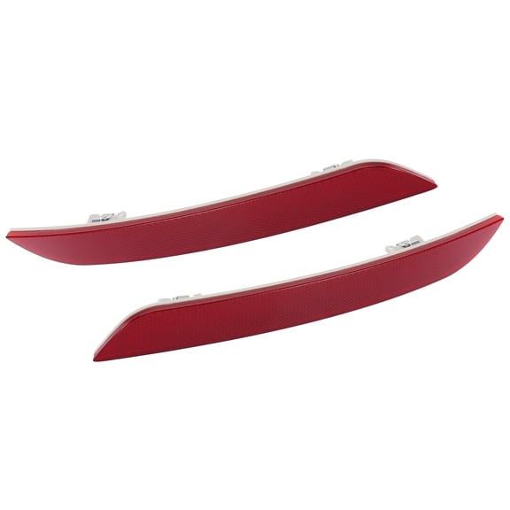 1 Pair Rear Bumper Reflector Strip Cover Left Right Side 63147203237 63147203238 for BMW 550i 2011-2013