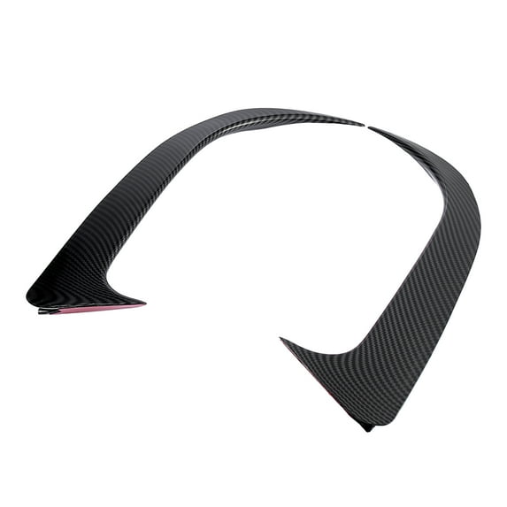 1 Pair Rear Bumper Spoiler Air Vent Outlet Cover Trim Carbon Fiber Pattern for Mercedes-Benz CLA250 CLA45 CLA200