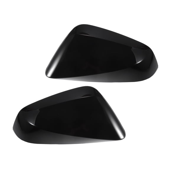 1 Pair Rear View Driver Passenger Side Mirror Cover Overlay Gloss Black for Lexus RX 2023 Guard Covers