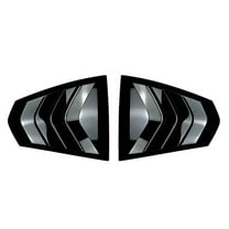 1 Pair Rear Window Decoration Louver Spoiler Cover Exterior Accessory For BMW G20 3-Series 320i 325i 330i 2019-2023