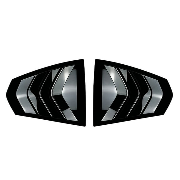 1 Pair Rear Window Decoration Louver Spoiler Cover Exterior Accessory For BMW G20 3-Series 320i 325i 330i 2019-2023