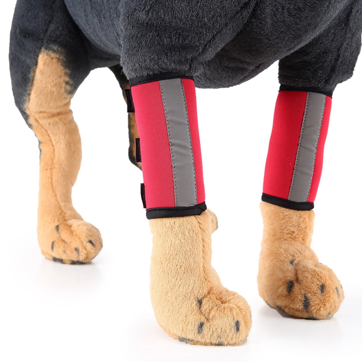 Injuries From Mesh Tape In Dogs Reference: 1 Pair Reflective Tape Dog Front Leg Braces Pet Knee