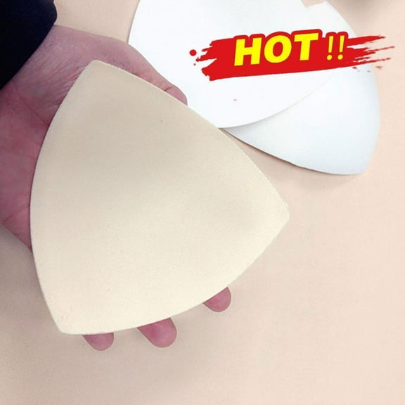 1 Pair Removable Foam Insert Breast Bra Pad Top Push Up Bust Bikini Swimwear