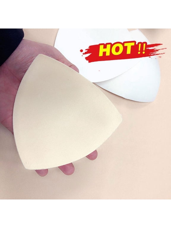 1 Pair Removable Foam Insert Breast Bra Pad Top Push Up Bust Bikini Swimwear