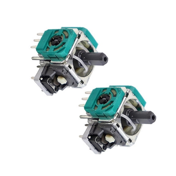 1 Pair Replacement Joystick 3D Thumb Stick Joysticks / Analog Caps Controller Repair Part for Game Controller