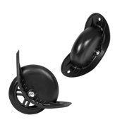 1 Pair Replacement Luggages Wheels PVC Suitcase Wheels Spare Castor Travel Luggages Wheels for Vacation School Commutes