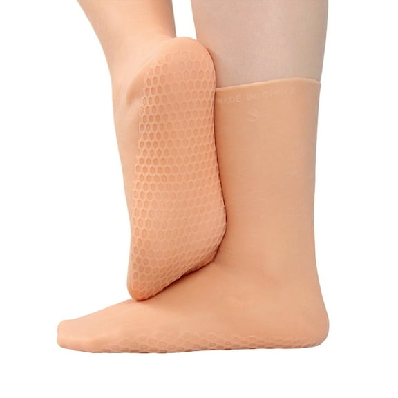1 Pair Reusable Silicone Foot Care Socks For Enhancing Comfort And Skin Softness