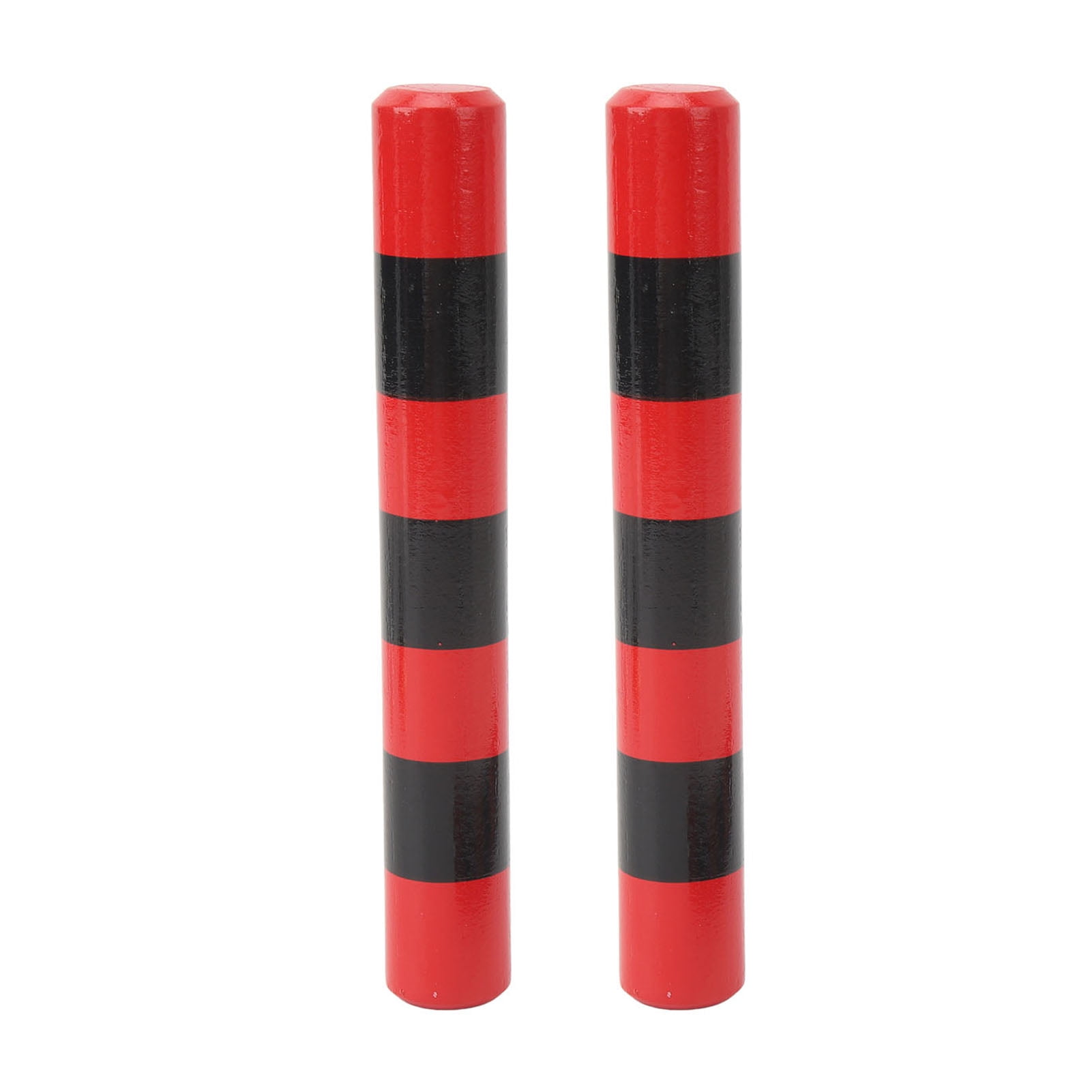1 Pair Rhythm Sticks Wooden Case Iron Beads Sand Stick Shaker Musical