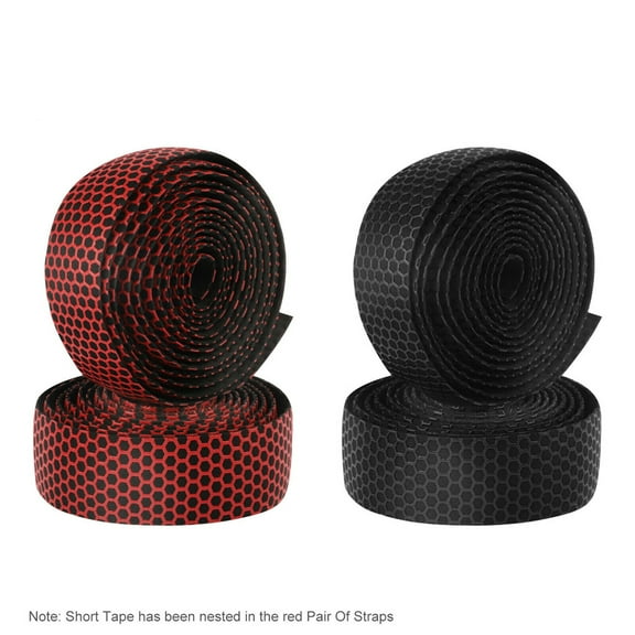 1 Pair Road Bike Handlebar Tape, Bicycle Handle Bar Wrap Tapefor Road Cycling, Comfortable Grip, Red