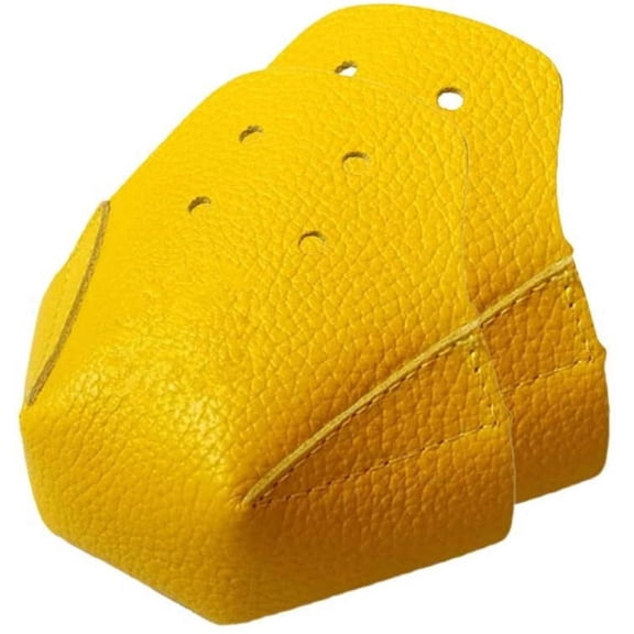 1 Pair Roller Skate Toe Cap Protectors,Toe Cap Guards Protectors, PU Leather Professional Skate Toe Protective Cover with 4 Holes Roller Skate Toe Guards Toe Caps for Roller Skate