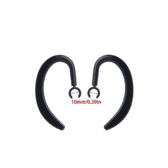 1 Pair Rubber Rotary Retractable Earhook Earloop For Bluetooth-compatible