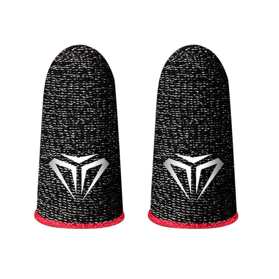 1 Pair S02 Finger Cover Sensitive Breathable Sweat-proof Video Games Touch Screen Fingertip Gloves for PUBG Mobile Game