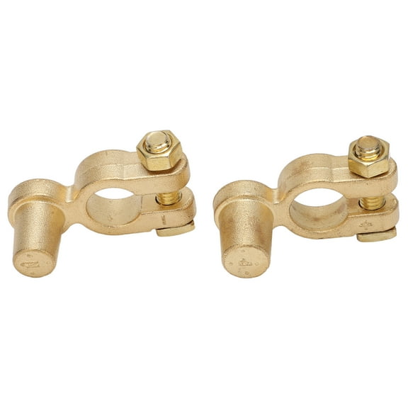 1 Pair SAE to JIS Car Battery Terminal Connector Positive Negative Top Post Battery Terminal Fit for Auto