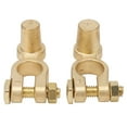 1 Pair SAE to JIS Car Battery Terminal Connector Positive Negative Top Post Battery Terminal for