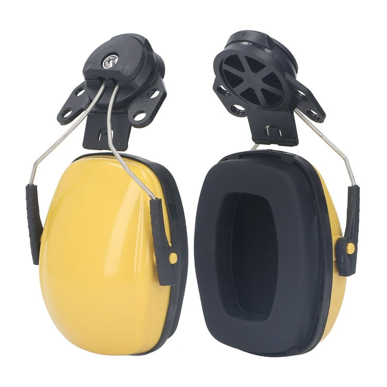 Pair Safety Helmet Ear Muff Noise Reduction Helmet Hard Hat