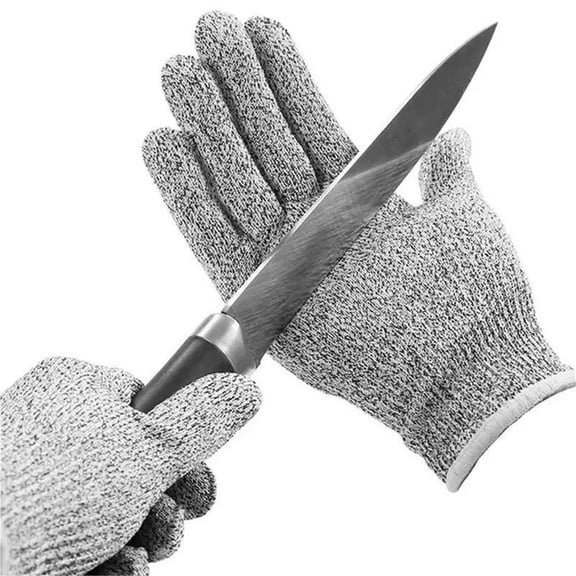 1 Pair Security Protection Anti-Cut Gloves Cut Proof Stab Resistant Stainless Steel Wire Metal Mesh Butcher Cut-Resistant Gloves ,More Durable
