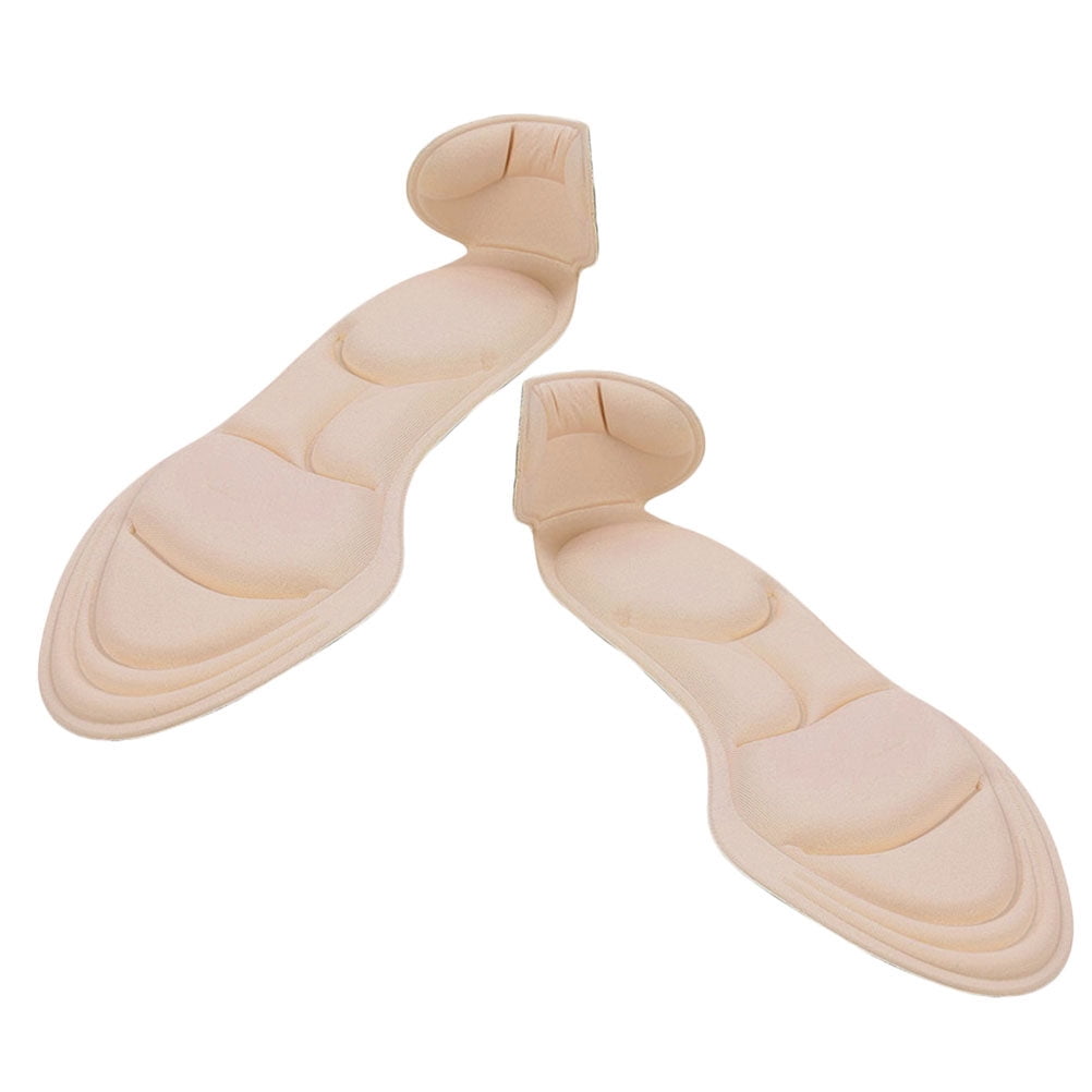 1 Pair Self Adhesive Heel Pads Nonslip Sponge Back Heel Cushion