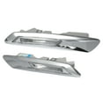 thumbnail image 1 of 1 Pair Sequential Blink Fender Indicator Side Marker Turn Signal Light 63137154169 for BMW Silver Tone, 1 of 6