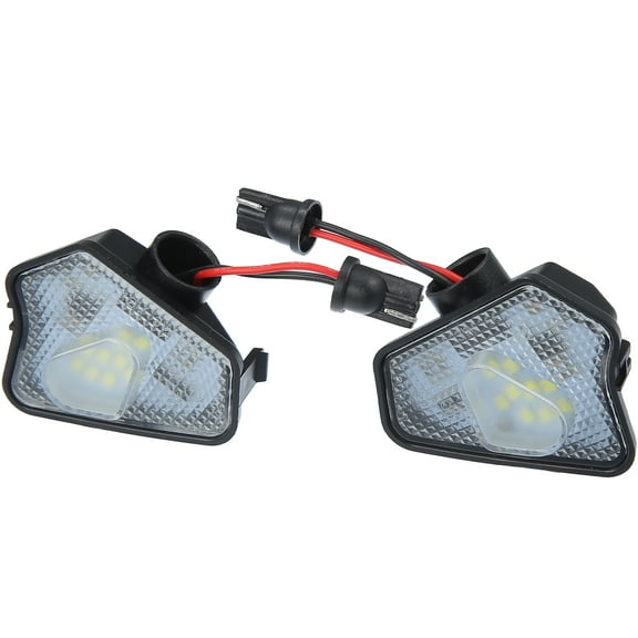 1 Pair Side Mirror Puddle Light LED Lamp Left Right Side White Light for Mercedes Benz a Class W176