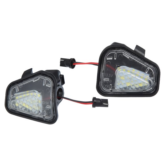1 Pair Side Mirror Puddle Light LED Lamp Left and Right Side White Light Fit for Volkswagen CC 2011-2019