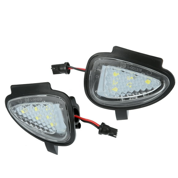 1 Pair Side Mirror Puddle Light LED Lamp Left and Right Side White Light Fit for Volkswagen Golf 6 GTI