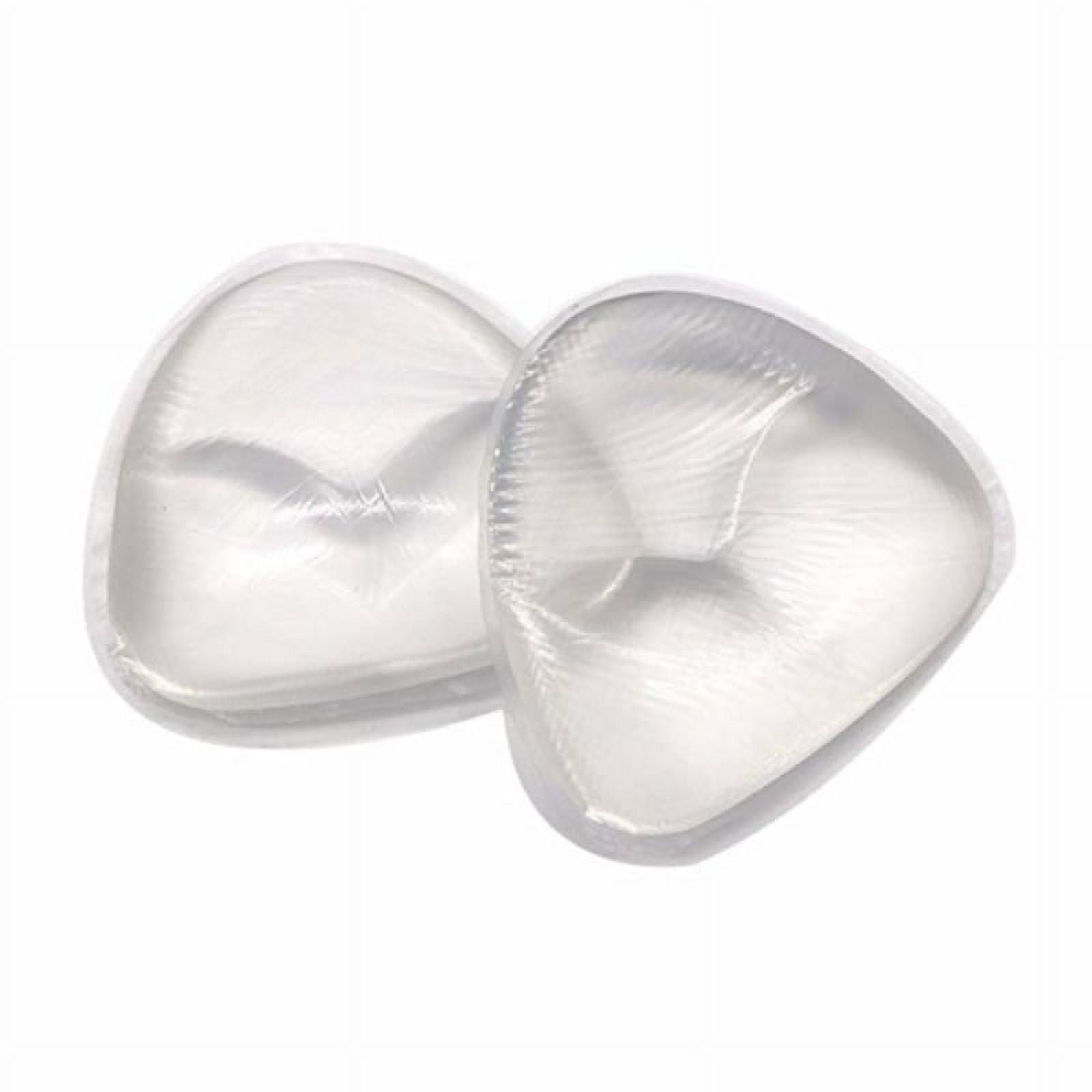 Nudwear Silicone Bra Pads Inserts - Lightweight Chicken Cutlet Bra Inserts  Increase Bust by 1 Cup Size - Breathable Silicone Breast Inserts, Tapered  Edge Provide a Natural, Discreet Size: M/L (B/C) in