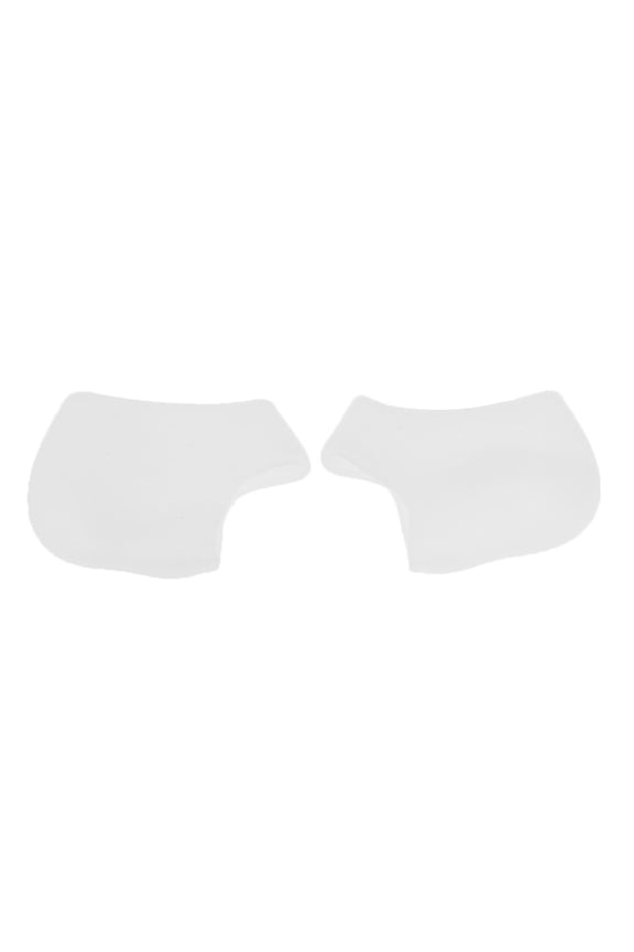1 Pair Silicone Heel Socks ed Foot Protector Prevent White