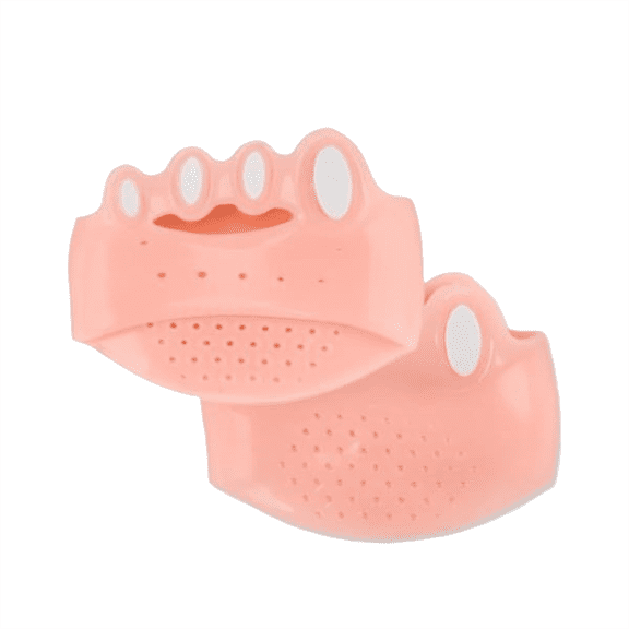 1 Pair Silicone Toe Separators, Bunion Corrector Cushion, Metatarsal Pads, Ball of Foot Cushions, Breathable Soft Gel Foot Cushions for Men Women Straighten Overlapping Toes, Realign Crooked Toes