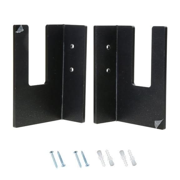1 Pair Skateboard Wall Mount Display Rack with Storage Hook Home Decorations