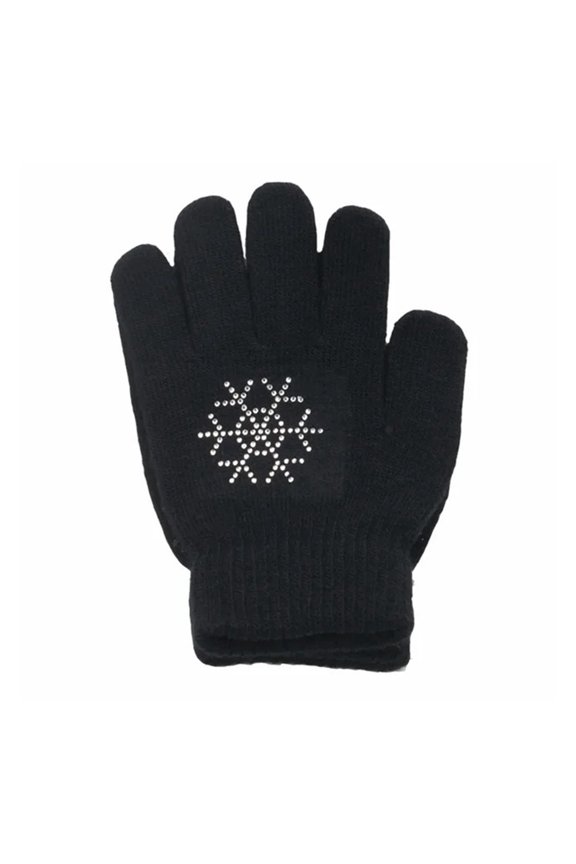 1 Pair Skating Gloves Figure Skating Gloves Non-Slip Winter Warm Stretch Glove ,Flexible and Comfortable