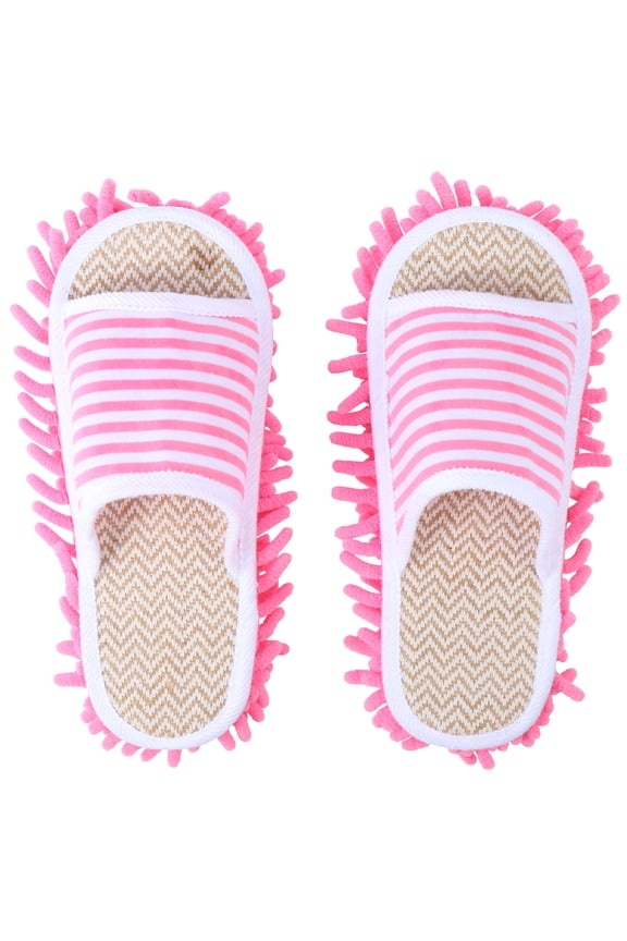 1 Pair Slipper Microfiber Floor Cleaning Mop Slippers Household Slippers