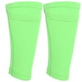 1 Pair Soccer Shin Guard Socks Double Layer Shin Pad Sleeves for