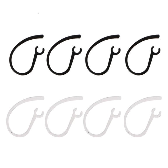 1 Pair Soft Silicone Earhooks Anti-slip Ear Hook Earphone Holders Earloop Wings Cover Retractable Clip Case Durable