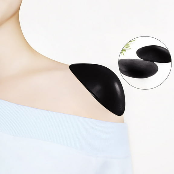 1 Pair Soft Silicone Shoulder Push-up Pads Enhancer Pad Button Cover Tie up Bra Pack up Bra Push up Pasty Petals Push up Bra Lingerie plus Size Belly Tape Push up Strapless Bras for Women Bra Extender