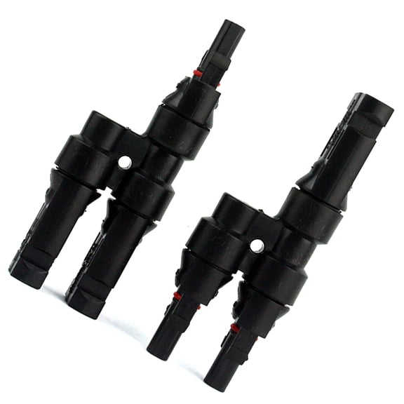 1 Pair Solar Parallel Branch Connectors Module Panel Connectors Male & Female Solar Energy Adapter Converters