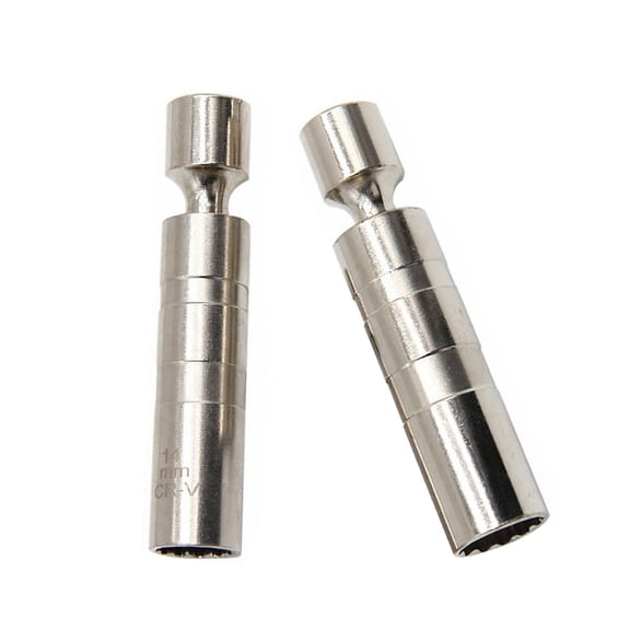 1 Pair Sparks Plugs Socket Set 360 Degree Swivels Socket Removal Tool Thin Walled Sparks Tools