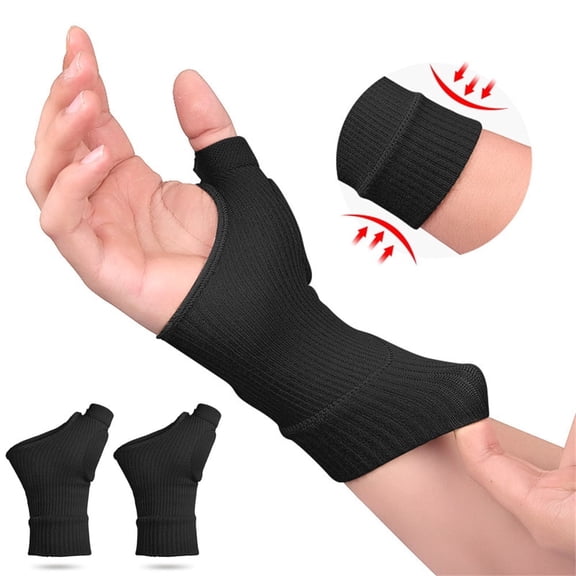 1 Pair Sport Hand Wrap Pads – Elastic Training Gear for Fitness, Tennis & Daily Workouts