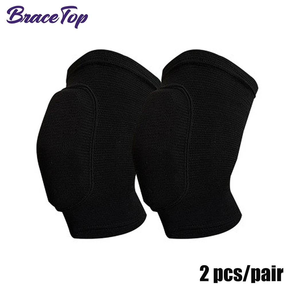 1 Pair Sports Knee Pads Adults Kid Dance Knee Protector Elastic Thicken