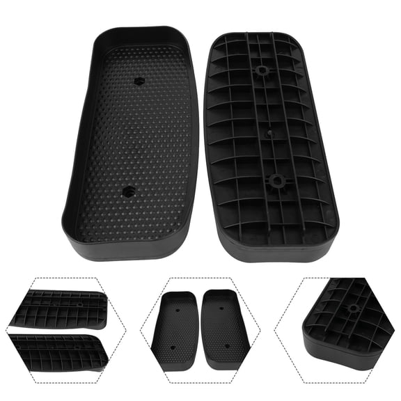 1 Pair Stepper Elliptical Machine Foot Pedal Fan Car Plastic Footboard