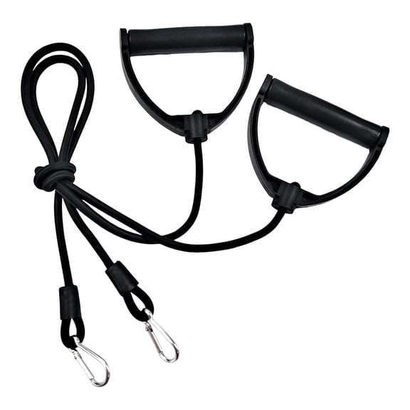 1 Pair Stepper Resistance Bands with Clips, Pedal Resistance Band with Handle, Fitness Pull Rope for Workout Strength Training at Home