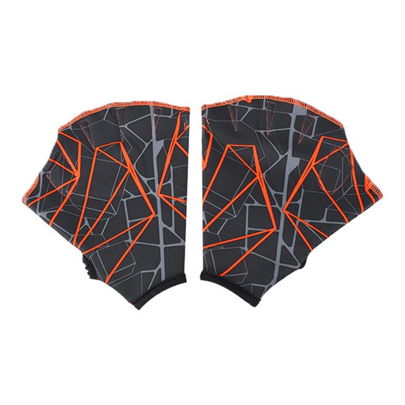 1 Pair Swimming Gloves Finger Frog Type Webbed Aquatic Training Water Resistance Fitness Paddle Aerobics for Men Women S