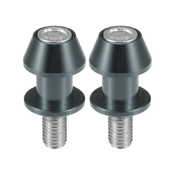 1 Pair Motorbike Swingarm Spools 10mm CNC Swing Arm Spools Sliders Titanium Tone