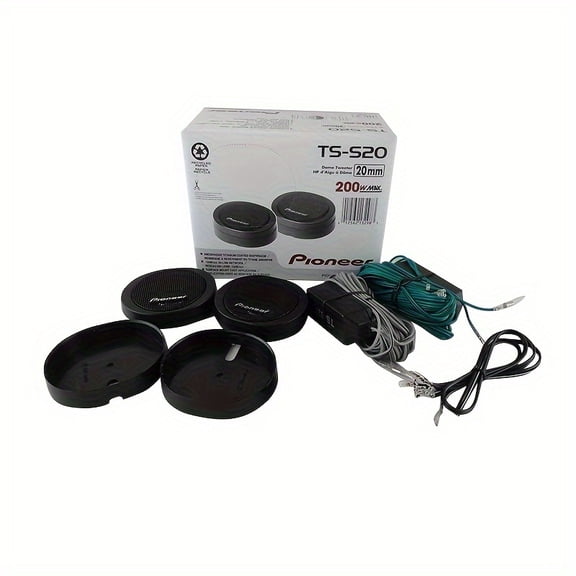 1 Pair TS-S20 High-Power Component Dome Tweeter High-Pitched Audio Loudspeaker Modified Speakers Car Accessories Max 200W