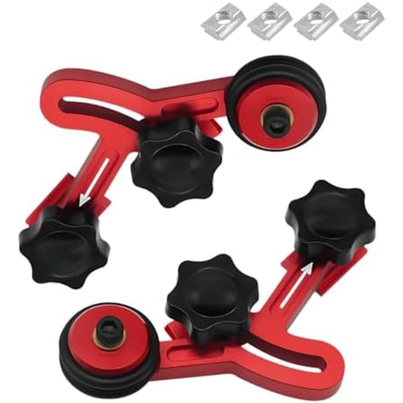 1 Pair Table Saw Press Feeder, Bearing Roller Featherboards, Router Table Roller Guide$$Tools & Hardware Other