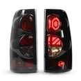 thumbnail image 1 of 1 Pair Tail Light for 1999-2006 Chevy Silverado,2007 Classic,1999-2002 GMC Sierra,Driver and Passenger Side Brake Light(Black Matte Smoked Lens), 1 of 6