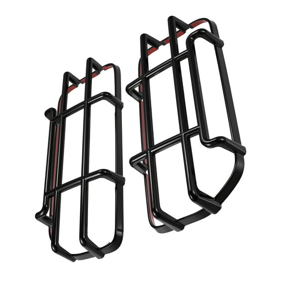 1 Pair Tail Light Guards Rear Light Cover Protector Exterior Accessories for Ford Bronco 21-22 Black