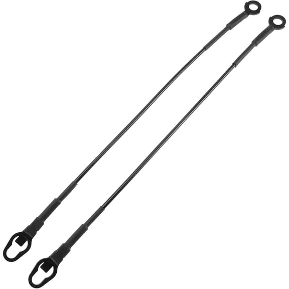 1 Pair Tailgate Cables Tail Gate Support Cables for Ford F-150 97-03 for Ford F-250 F-350 99-12 Lift Gate Support Straps Pickup No.3L3Z9943053AA Black